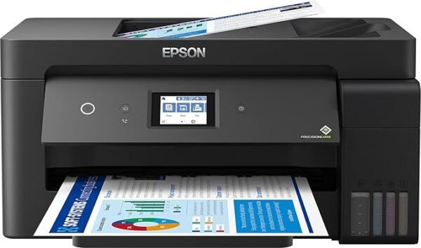 Epson EcoTank L14150 All-in-One Colour Ink Tank Printer, Wi-Fi, A3+, ADF & Auto Duplex, For Business Use, 38ppm Mono and 24ppm Color, Black