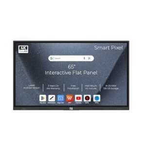 65 Inches 4K UHD Touch Screen UltraTouch Display Interactive Flat Panel Monitor 3840 x 2160 Pixels Android 14 Ideal for Schools,College,Institute,Home&Office|8GB 128GB|